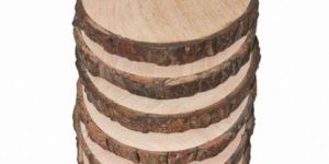 Wooden Handmade Set of 6 Coasters