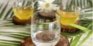 Wooden Natural Uneven Design Pack of 4 Coasters