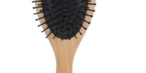 Wooden Perfect Styling with Nylon Bristles Oval Hair Brush