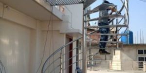 Outdoor Stainless Steel Spiral Staircase