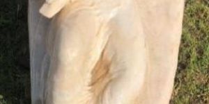 Marble Pink Lady Statue