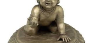 Metal Bal Krishna Statue