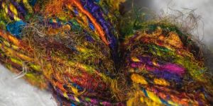 Multi Recycled Silk Yarn