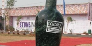 Granite Bottle Shaped Fountain