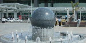Pearl Granite Ball Fountain