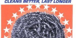 Silver Stainless Steel Scrubber