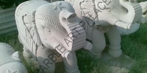 Stone Elephant Statue