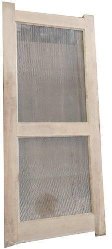 Wire Mesh Wooden Door