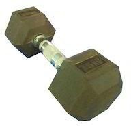 Rubberized Hex Dumbbell