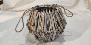 White Wood Chandelier