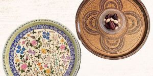 Paper Mache Round Tray