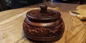 Wooden Kumkum Box