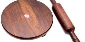 Wooden Rolling Pin and Board Set