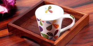 Wooden Serving Tray with Handle