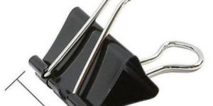 Black Binder Clip