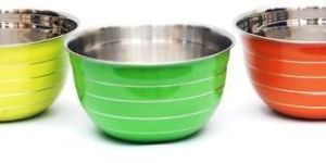 Stainless Steel Colored Bowls