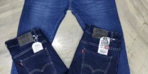 Branded Lycra denim jeans for men's