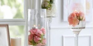 Glass Flower Pot