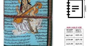 Handmade Paper Diary Saraswatiji