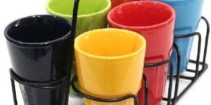 Tea Cup Set with Stand