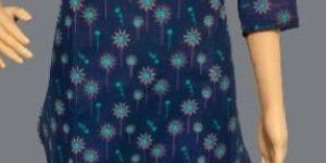 3/4 Sleeve Printed Cotton Kurti