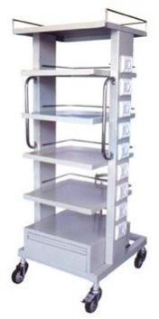 Stainless Steel Monitor Trolley