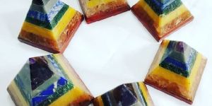 Seven Chakra Bonded Pyramid