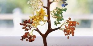 Seven Chakra Crystal Gemstone Chips Tree