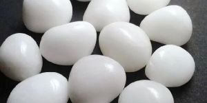 White Polished Pebbles Tumbled