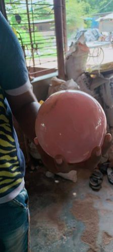 Rose Quartz Crystal Ball