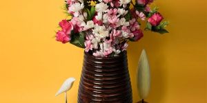 Wooden Spiral Vase