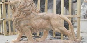 FRP Lion Statue