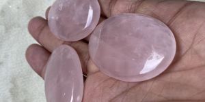 Rose Quartz Oval Cabochon Gemstone