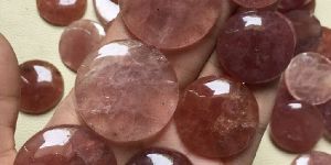 Strawberry Quartz Cabochon Gemstone