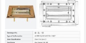Flame Proof Clean Room Fixtures