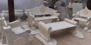 Marble Garden Sofa