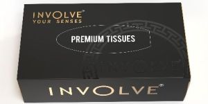 Involve Premium Facial Tissue Paper Box For Car, Home And Office Use - 100 pulls