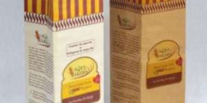 White and Brown Kraft Bag