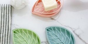 Leaf Shape Designer Soap Tray