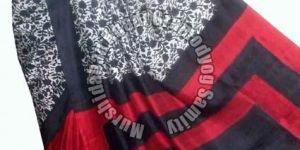Murshidabad Silk Printed Sarees
