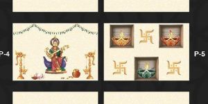 Glossy Pooja Room Digital Wall Tiles
