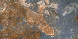 Oxido Blue Rustic Punch Floor Tiles