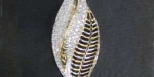 Amethyst Diamond Pendant