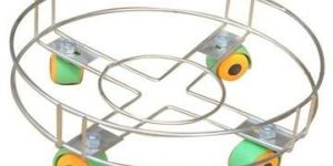Stainless Steel Cylinder Trolley