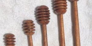 Wooden Honey Dipper Spoons