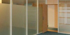 Laminated Glass Partition Work