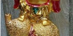 Standing Laughing Buddha Statue