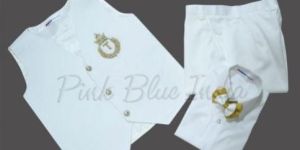 White Waistcoat Set