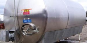 Horizontal Milk Storage Tank