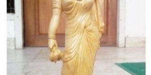 Wooden Lady Statue